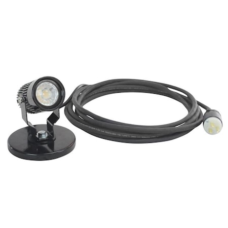 Newalthlete 18W LED Spotlight, Magnetic Base & 25 ft. Cord, Articulating Light Head Tilting, IP65-60 Flood NE3026917